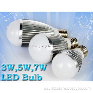 220v e27 dimmable 3-7w led bulbs